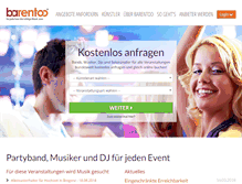 Tablet Screenshot of barentoo.com